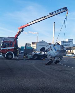 Krane Kat. C, Lastwagenladekrane inkl. Anschlagen von Lasten 11 Kurs Krane Kategrie C Lastwagenladekrane