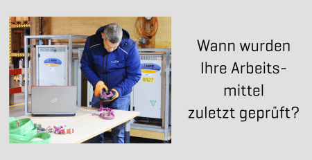 Prüfung von Arbeitsmitteln